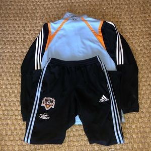 Adidas Houston Dynamo Soccer Warmup Jacket/Pant